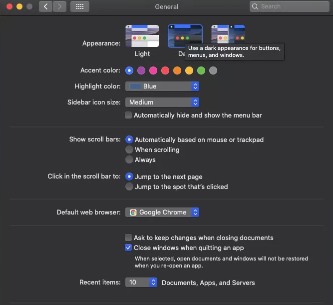 How to Make or Enable Dark Mode on Your Mac
