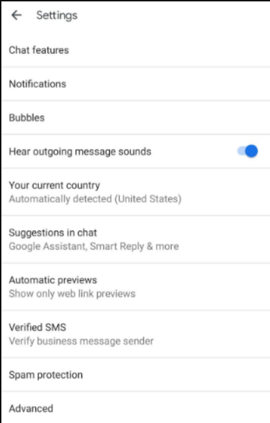 Disable RCS Messaging on your Phone