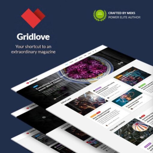 Gridlove – Creative Grid Style News Magazine WordPress Theme